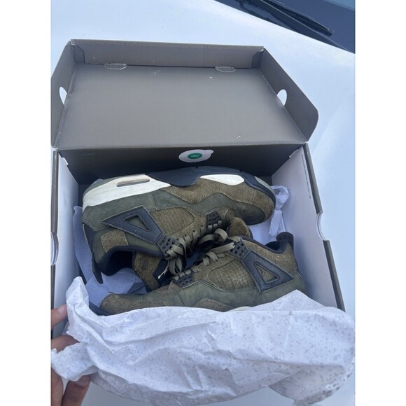 Size 11.5 - Jordan 4 SE Retro Low Craft - Olive main image 11